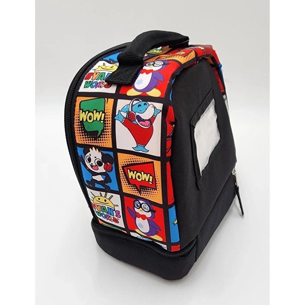 Ryan's World Lunch‎ Tote Big Face lunchbox Insulated Lunch Bag, Brand New!!